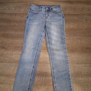 Maurices Light Blue Skinny Jeans - Faded Stretch Denim